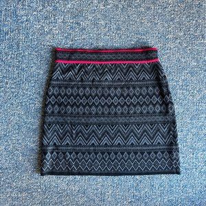 Krimson Klover Gray Black Merino Wool Sweater Skirt Title Nine